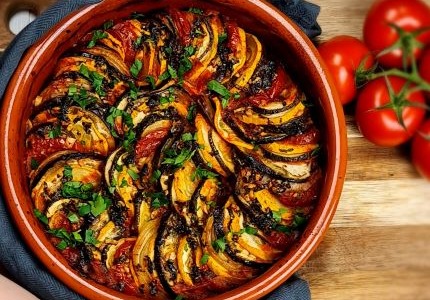 RATATOUILLE REVISITÉE AU CAVIAR D'AUBERGINE