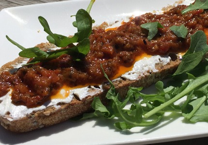 TARTINE AUX LÉGUMES DU SOLEIL